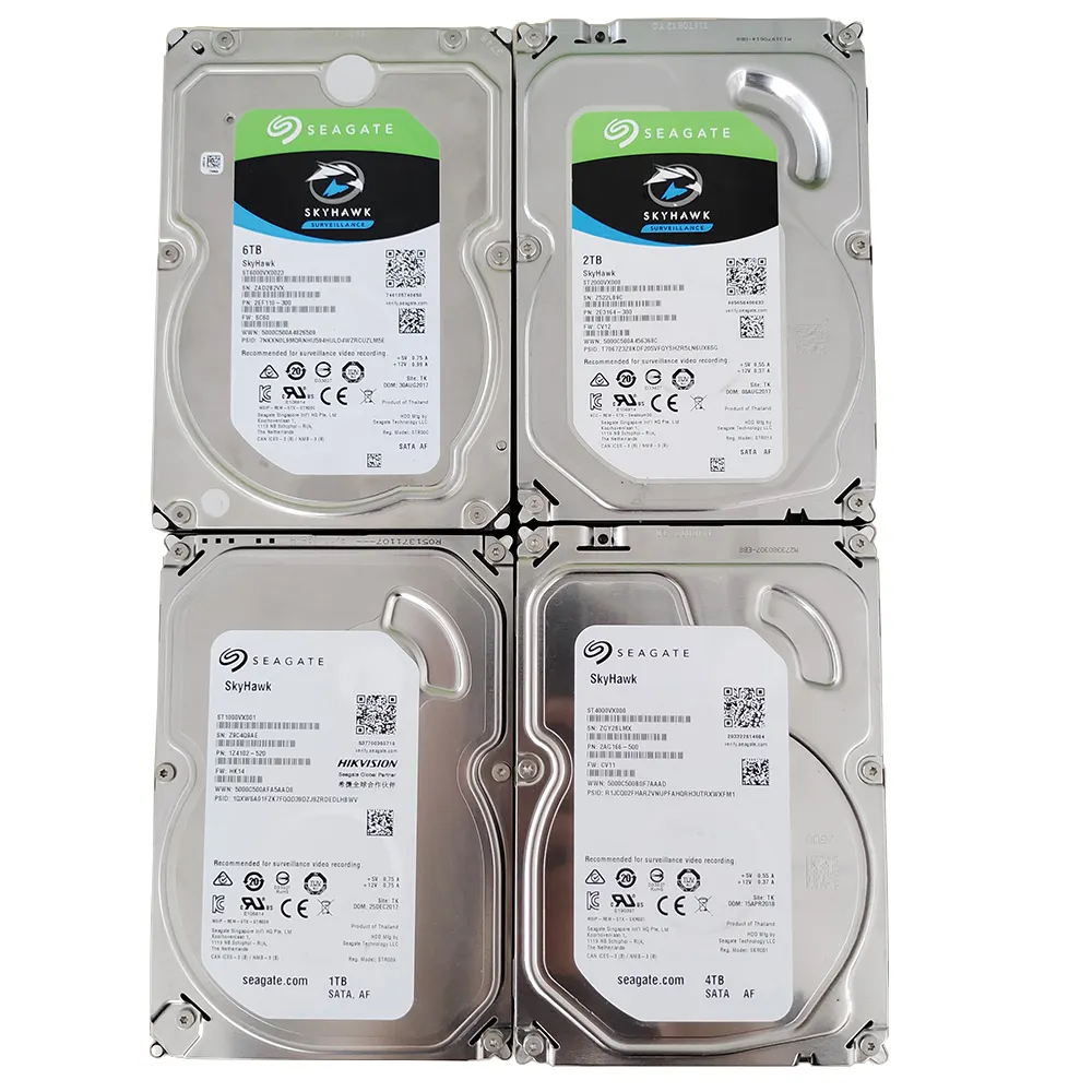 Used Hard Drive Sata Purple External Hard Disk Wholesale 3.5'' 500GB 1TB 2T 3T 4T 6T 8T Smart Desktop CE Internal Hdd