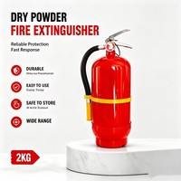 Extincteur à poudre sèche portable avec manomètre, outil de sécurité incendie pour la maison et l'atelier