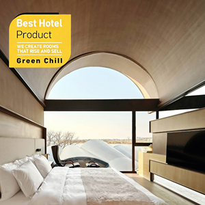 Muebles de dormitorio de hotel de golf, suite de lujo de madera maciza para proyecto de actualización y renovación de interiores de cinco estrellas. - Product Image 1