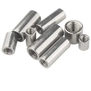 Galvanized extension hex nut extension round joint nut screw screw screw connection nut