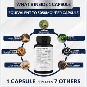 วิต้าฮอลล์ แคปซูลเฟนูกรีก ยอดขายดี ผลิตภัณฑ์ฉลากส่วนตัว แคปซูลผงเมล็ดเฟนูกรีก แคปซูลสารสกัดเฟนูกรีก - Product Image 4