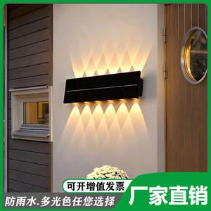Lámpara de Pared Exterior de ABS con Energía Solar, 2 LED, para Jardín, Hogar, Patio, Camino - Product Image 4