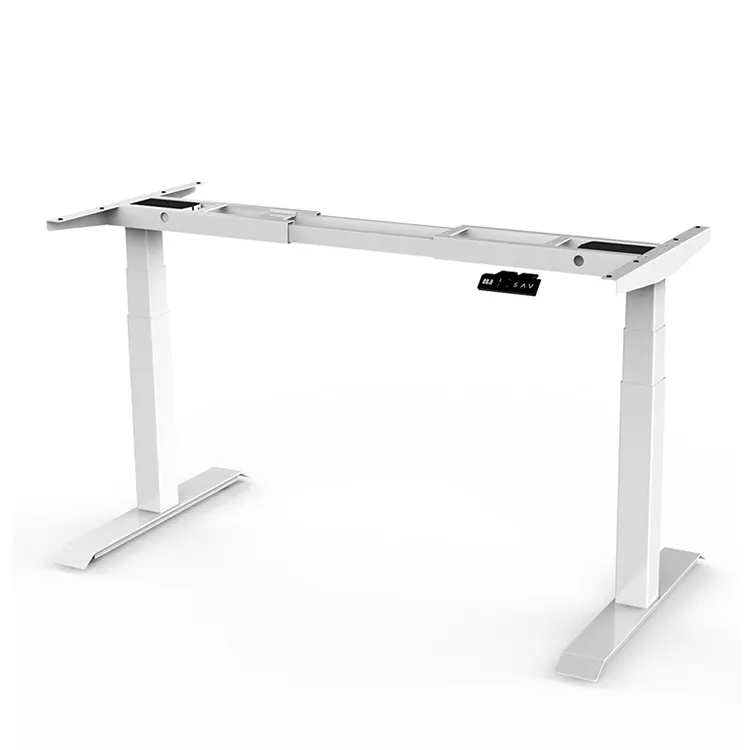 Oficina eléctrico moderno ajustable plegable calcular pata de la Mesa de marco de Metal de escritorio de pie