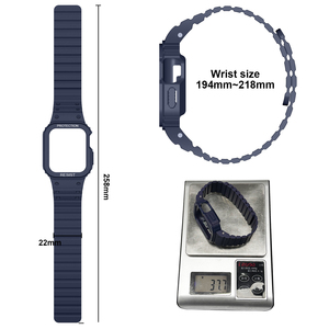 สายนาฬิกาซิลิโคนแม่เหล็กปรับได้ของ Ryb สำหรับ <span class=keywords><strong>Apple</strong></span> <span class=keywords><strong>Watch</strong></span> Series 7 6 5 4 3 <span class=keywords><strong>2</strong></span> 1 <span class=keywords><strong>SE</strong></span> 41mm 42 <span class=keywords><strong>44</strong></span> 45mm - Product Image 6