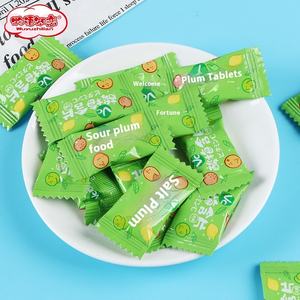 Tabletes de Ameixa Azeda em Embalagem de Caixa para Lanches Doces e Refrescantes, Textura Dura, Certificado Kosher para Lazer no Escritório - Product Image 3