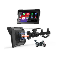 Reproductor Multimedia Inalámbrico para Motocicleta con Android Auto y CarPlay, Portátil, de 7 Pulgadas, Resistente al Agua IP67, TPMS Opcional, Garantía OEM de 1 Año