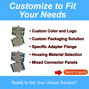 プレミアム ZIFONIC SC-SC デュプレックス アルミニウム合金光ファイバーアダプター (2 ポート) RoHS 認証済み、FTTX 対応 SC コネクター用パッチ - Product Image 5