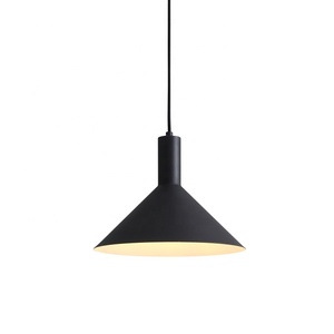 Led Pendant D300 Lamp Shade E27 <b>Socket</b> Black Pendant <b>Light</b> Fixture - Product Image 1