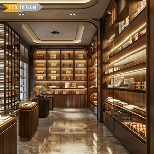 Meubles modernes de salon de conception de magasin de cigarettes de vin de thé vitrinas exhibidora - Product Image 1