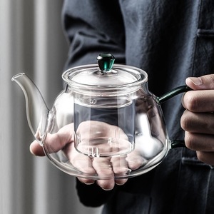 Set da Tè in Vetro Borosilicato di Alta Qualità Stile Cinese, Senza BPA, Non Tossico, Ecologico, Resistente al Calore con Coperchio - Product Image 2
