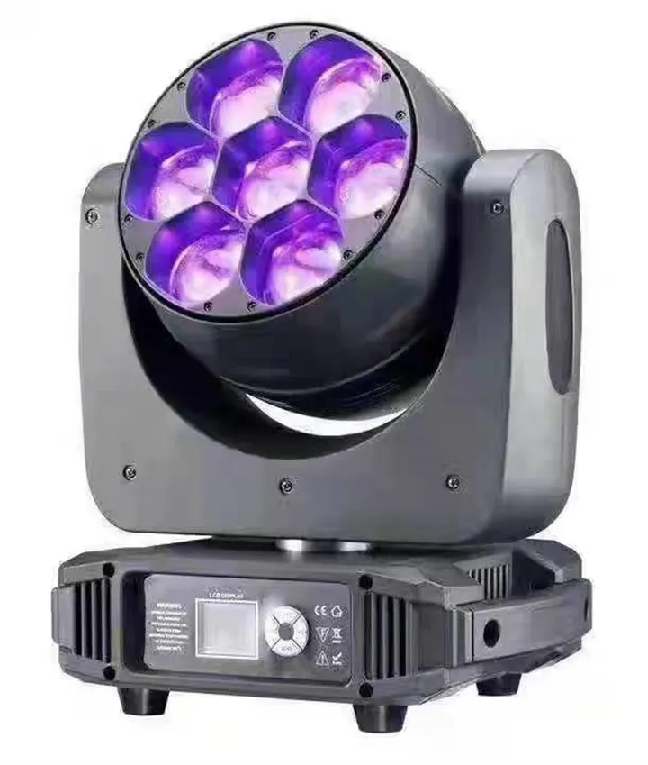 Oem Service Factory Prijs 7*40W 4In1 Rgbw Zoom Wash Led Moving Head Light Stage Disco Moving Head mini