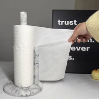 Nouveauté : Porte-serviettes en papier sur pied en marbre naturel personnalisable, base en marbre pour la cuisine, utilisation en restaurant, design multifonctionnel