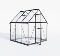 Vente du fabricant, kit de serre modulaire extérieure moderne en alliage d'aluminium, feuille de polycarbonate, petite serre en polycarbonate