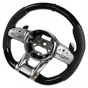 Volante Clásico de Madera para Mercedes Benz <span class=keywords><strong>AMG</strong></span> E350 W221 W166 W219 C205 - Product Image 2