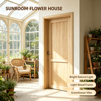 Porte en bois massif de pin noueux naturel, porte en bois brut pour la décoration de chalet ou de maison de campagne