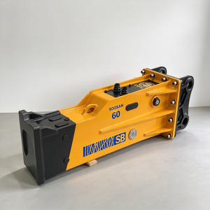 Martillo Hidráulico SOOSAN SB60 Tipo Caja Silencioso, Cincel de 125mm para Excavadora de 15-18 Toneladas, Nuevo - Product Image 1