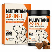 Complément Nutritionnel Multivitaminé pour Chiens – Santé Immunitaire et Digestive – Friandises Tendres – Achat en Gros – Pour Tous les Âges – Soutien à la Vitalité Canine – Vitamines – Direct Usine
