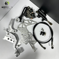 Kit de conversion double étrier KOTORQ pour Surron Light Bee X, étrier de frein à pédale, support CNC, mise à niveau pour moto électrique tout-terrain