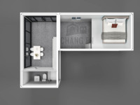Maison conteneur détachable de conception nouvelle, qui peut être assemblée et transportée rapidement, maison modulaire préfabriquée moderne