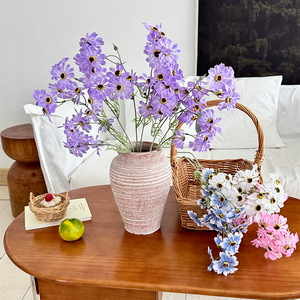 การจัดดอกเดซี่ประดิษฐ์ ผ้าไหมคุณภาพสูง สไตล์ชนบท ตกแต่งบ้าน - Product Image 2