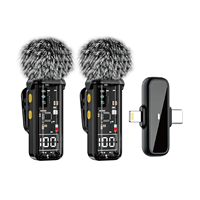 Système de microphone cravate sans fil SE66 1 à 4, 4 récepteurs, micro à clipser pour interview, vlog, diffusion en direct, smartphone