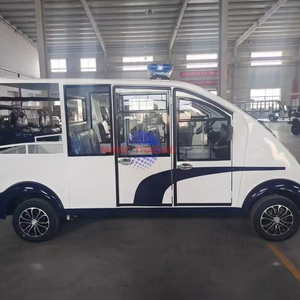 Carro de Golf Eléctrico Certificado CE para 6-8 Personas, con Batería, de 4 Ruedas, para Patrullaje en Carretera, Autobús Turístico Eléctrico - Product Image 1