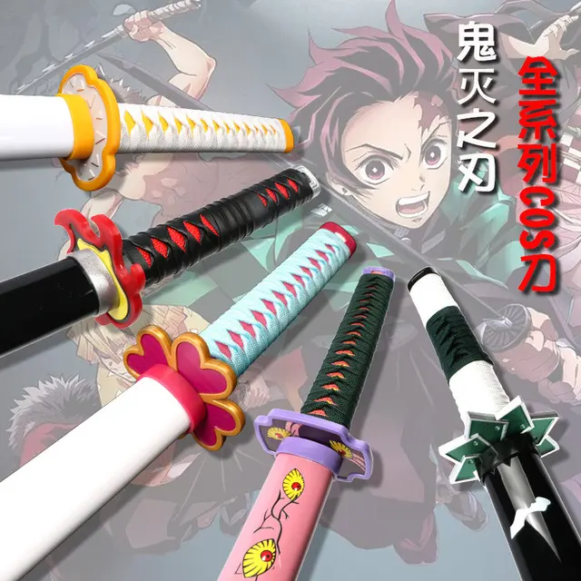 Espada de madeira cosplay anime samurai, variedade de estilos disponíveis