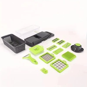 Cortador de Verduras Multifuncional 16 en 1, Rebanador, Triturador y Picador de Frutas, Patatas, Zanahorias, <span class=keywords><strong>Rallador</strong></span>, Herramienta Mandolina - Product Image 3