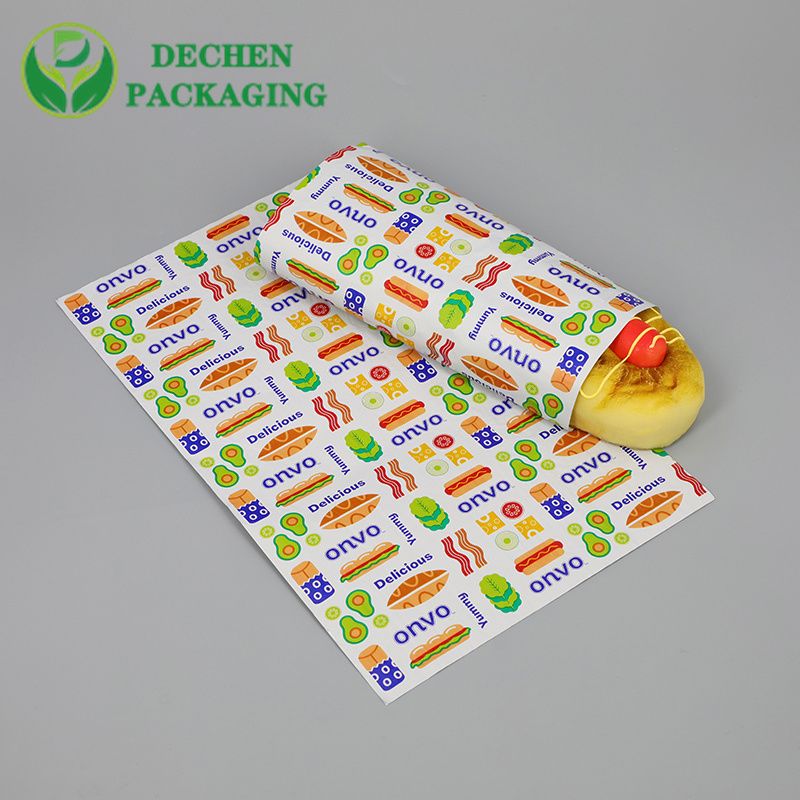 Sandwichs papier feuille sandwich emballage