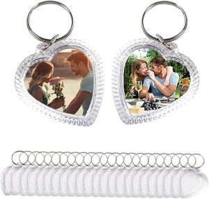 Porte-clés personnalisés en forme <span class=keywords><strong>de</strong></span> cœur avec photo, logo gravé au laser pour la Saint-<span class=keywords><strong>Valentin</strong></span>, mariage, anniversaire, cadeau promotionnel d'entreprise, vente en gros - Product Image 5