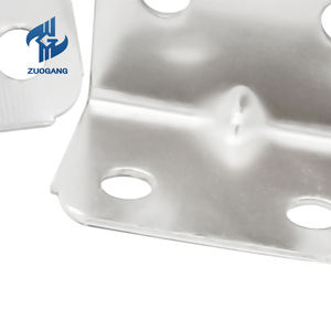 Supports d'angle en acier inoxydable en métal poli sur le ton du prix du mur - Product Image 2