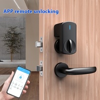 Tongtong pour Bluetooth Smart Lock japonais mécanique serrure de porte électronique ouverte caractéristique porte en bois Compatible nuage en alliage de Zinc