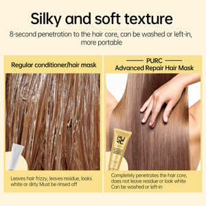 Mascarilla para el cabello acondicionadora reparadora de colágeno de queratina Etiqueta Privada mascarilla para el cabello con proteína <span class=keywords><strong>Ahir</strong></span> - Product Image 4