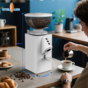 Máquina de Café Espresso Comercial para Uso Doméstico, Molinillo de Café Profesional de Acero Inoxidable - Product Image 5