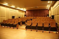 Chaise de théâtre en métal HONGJI HJ16C avec garantie de 5 ans, design contemporain pour les auditoriums, mobilier de théâtre commercial