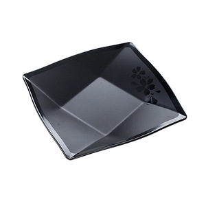 A5 <b>melamine</b> tableware, black dinner <b>plates</b>, plastic serving dishes, imitation porcelain <b>plates</b>, flat <b>plates</b>, restaurant dishes, - Product Image 1