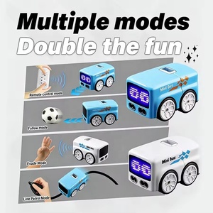 Coche de Juguete con Control Remoto Mágico Mini, Sensor Inteligente, Modo de Seguimiento de Trayectoria, Rotación RC, Vehículo con Luces LED de Expresión - Product Image 3
