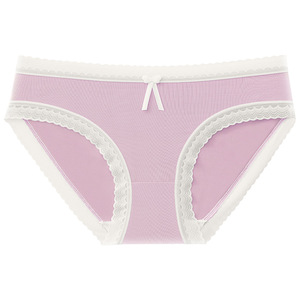 Ropa interior sin costuras de encaje de hielo de tiro medio para mujer, antibacteriana 7A, transpirable, de nailon, para uso diario, pantalones sólidos tipo mask pants. - Product Image 6