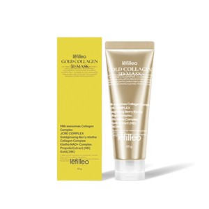 Maschera Coreana Lefilleo 24k Gold Collagen 5D con PDRN di Salmone, Idratazione Profonda, Cura della Pelle Luminosa, Maschera Idratante Peel-Off 65g - Product Image 1
