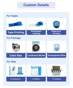 プレカット足首キネシオロジーテープ 足首サポートパッチ 関節痛を軽減するテープ スポーツ傷害保護用 医療療法用 - Product Image 6