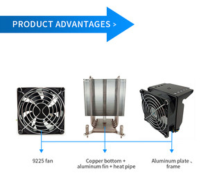 ชุดระบายความร้อนซีพียู 4U แบบห้าฮีทไปป์ รองรับ LGA2011 1200 1700 รองรับเมนบอร์ด X79 X99 สำหรับซีพียูรุ่นที่ 12 - Product Image 6