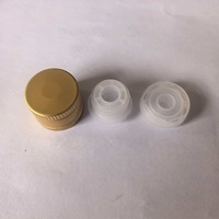 Bouchon de bouteille d'huile d'olive en aluminium et plastique, taille standard 31,5 mm, avec insert en plastique imprimé personnalisé pour bouteilles en verre