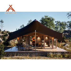 Carpa de Lujo para Glamping Kawagebo Kamp (KK) de Lona Impermeable de PVC/PVDF con Baño para Hoteles y Resorts - Product Image 5