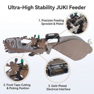 Nuovo Alimentatore Meccanico Pneumatico per Macchine Pick and Place SMT JUKI CF AF <span class=keywords><strong>FF</strong></span> 8/12/16/24/32/44/56mm - Ricambio per Alimentazione a Nastro - Product Image 2