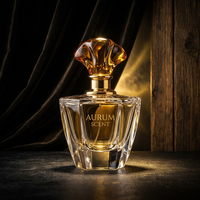Flacon de parfum de luxe en verre transparent, capacité 50 ml 100 ml, vaporisateur à pompe rechargeable personnalisé, vente en gros, flacon de parfum pour homme avec parfum