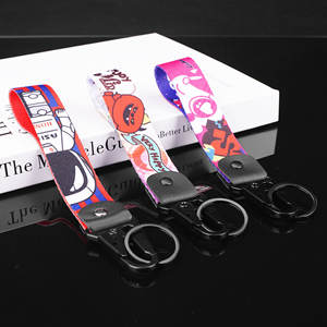 Cordones de poliéster tejido para sublimación personalizados, llavero de mano, correa para llavero - Product Image 2