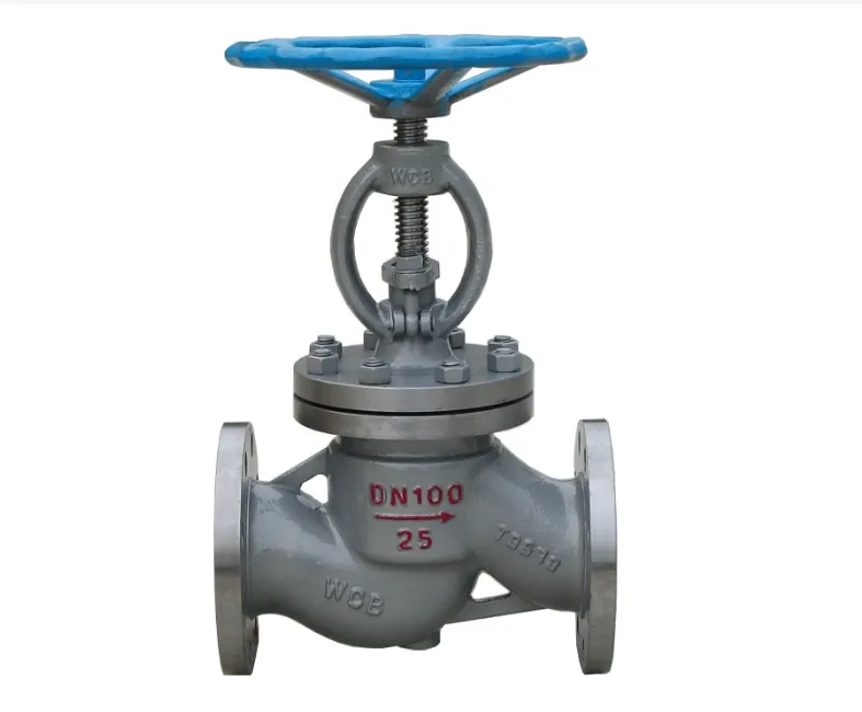 Producto de válvula de globo Nuzhuo DN50 acero inoxidable/CF8/WCB/válvula de globo de brida manual de acero fundido con alta calidad y buen precio