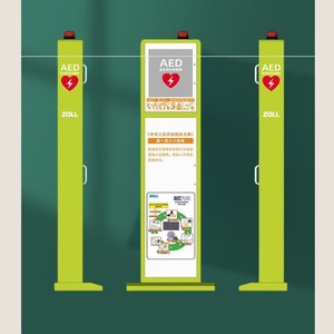 Armario para DEA ZOLL, armario para desfibrilador, armario de emergencia, caja de almacenamiento para desfibrilador, versión independiente (personalizable). - Product Image 3