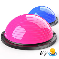 Media Pelota de Equilibrio de PVC para Práctica Dinámica Corporal, Estable, Mejora la Activación, la Coordinación y el Control