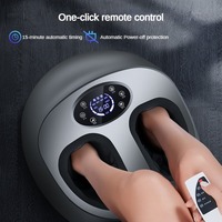 Förderung der Durchblutung Entspannen Sie den Fuß airbag Rolling Pressing Deep Kneading Massage gerät mit beheizten Vibrationen
